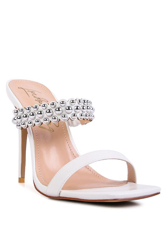 Embellish High Heel Dress Sandals