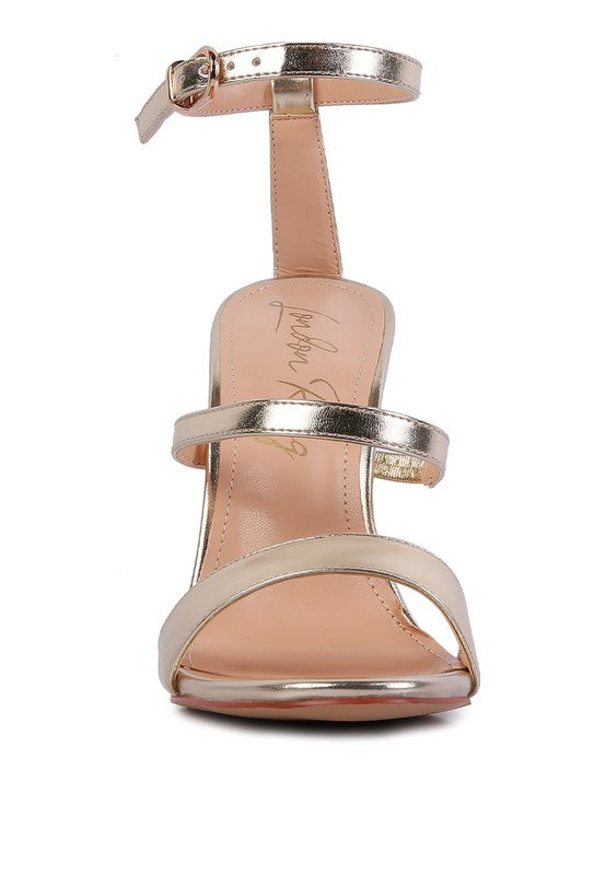 Rhinestone Bead Heels
