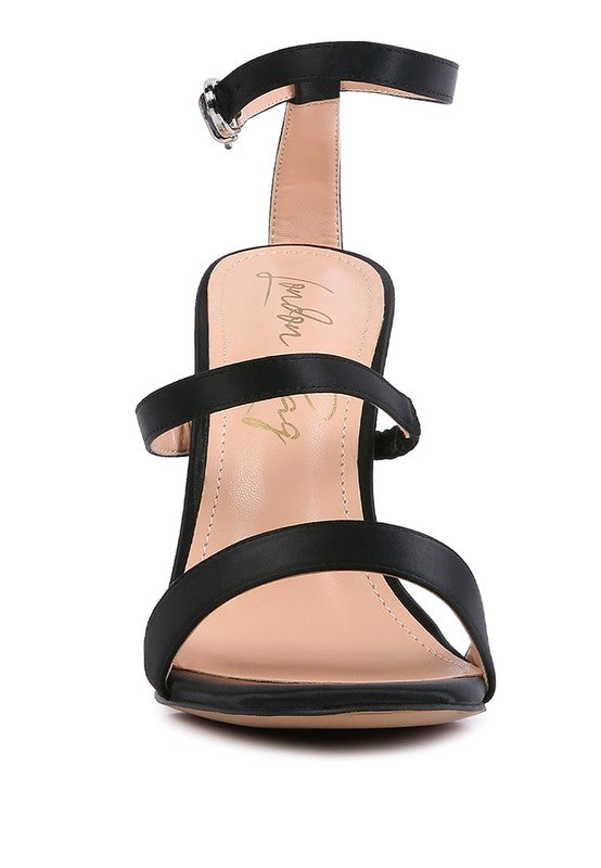 Rhinestone Bead Heels