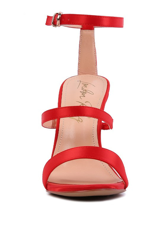 Rhinestone Bead Heels