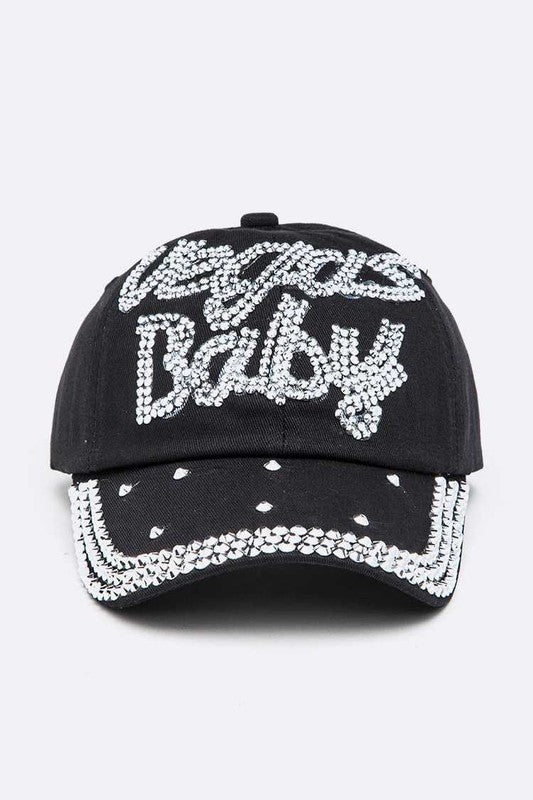 VEGAS BABY Logo Denim Cap