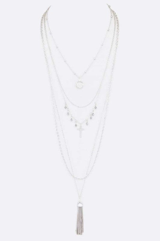 Layered Convertible Pendant Necklace