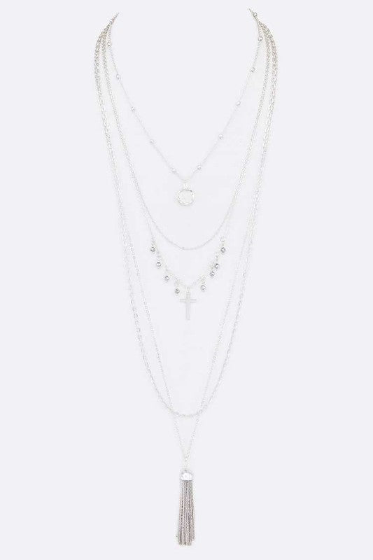 Layered Convertible Pendant Necklace