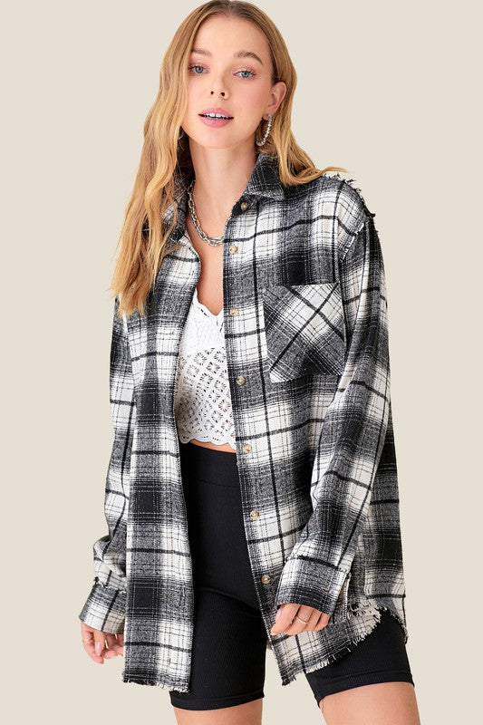 Oversize Nova Plaid Shirt