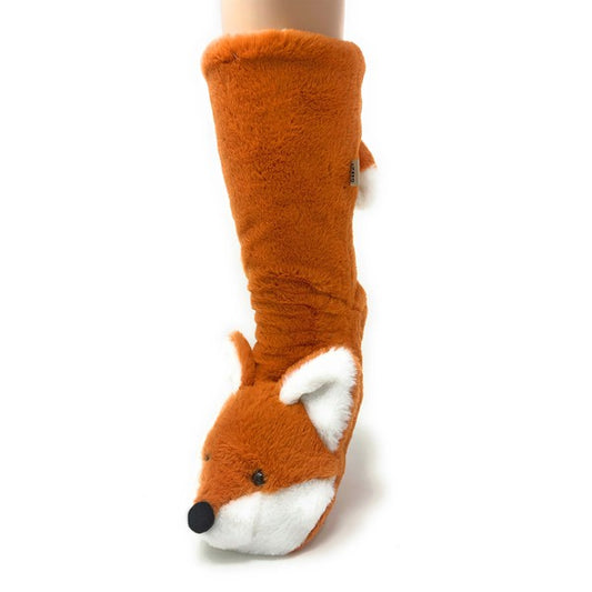 Fox - Fluffy Slipper Socks