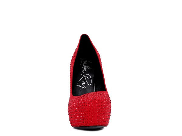 Faux Suede Stiletto Pumps