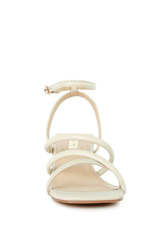 Ankle-Strap Block-Heel Sandals