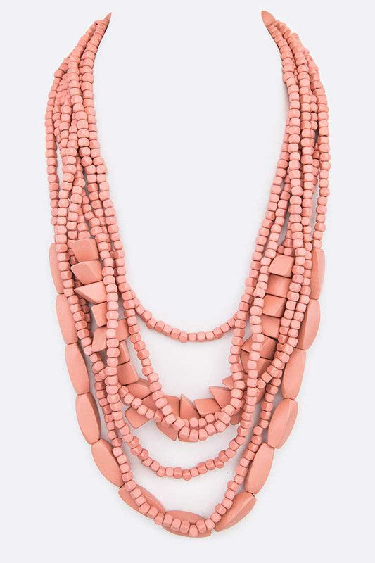 Wooden Beads Necklace