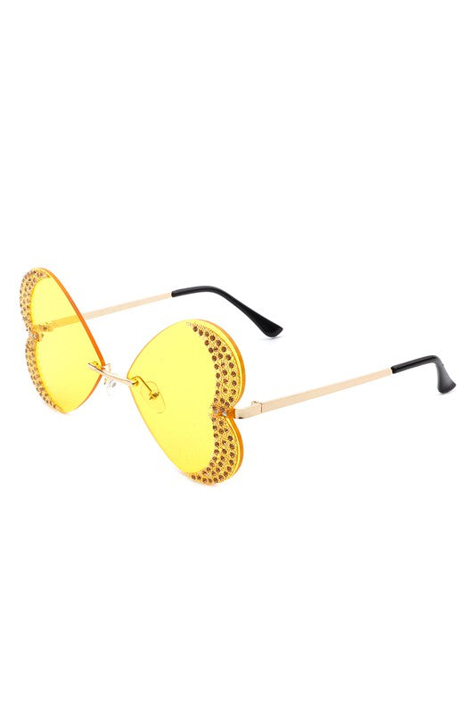Rimless Tinted Sunglasses