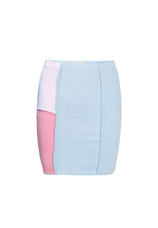 Block Tube Skirt
