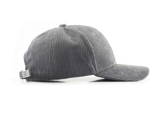 Corduroy Boyfriend Cap