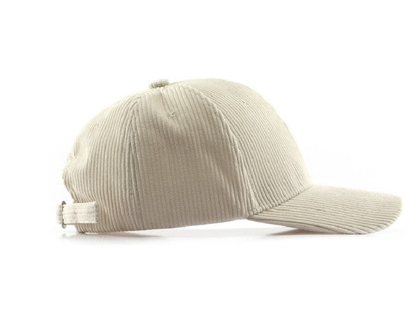 Corduroy Boyfriend Cap