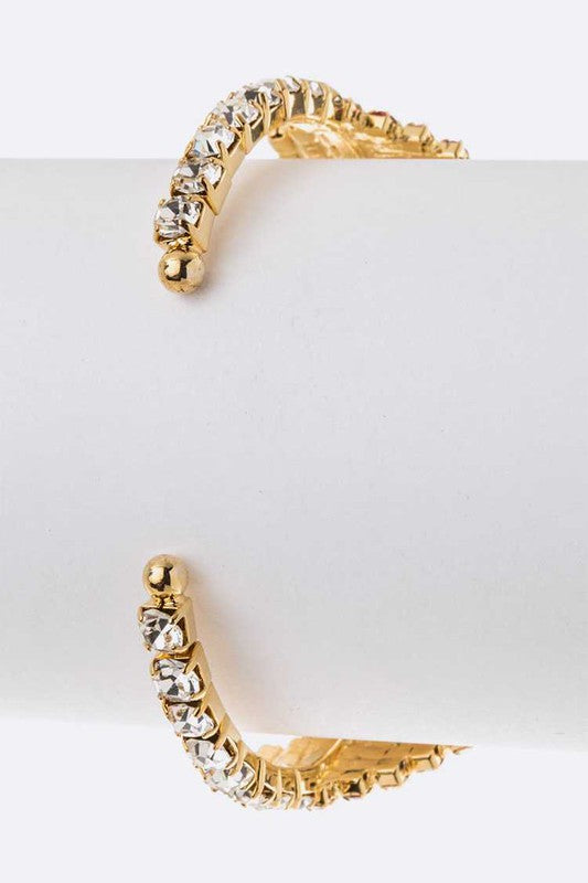 Rhinestone Cuff Bracelet