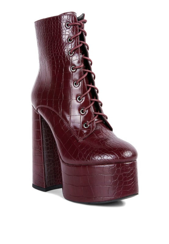 High Block Heel Boots