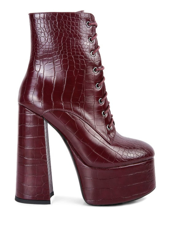 High Block Heel Boots