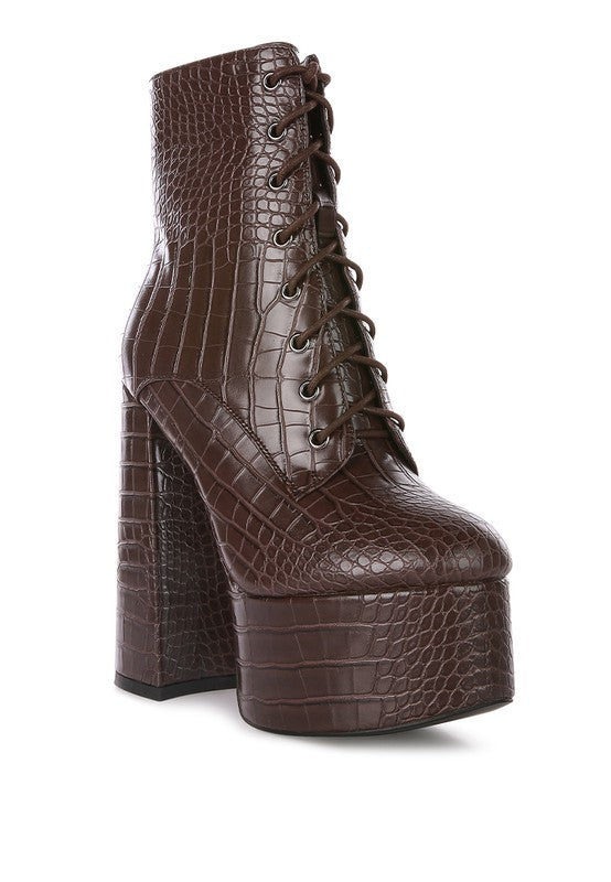 High Block Heel Boots