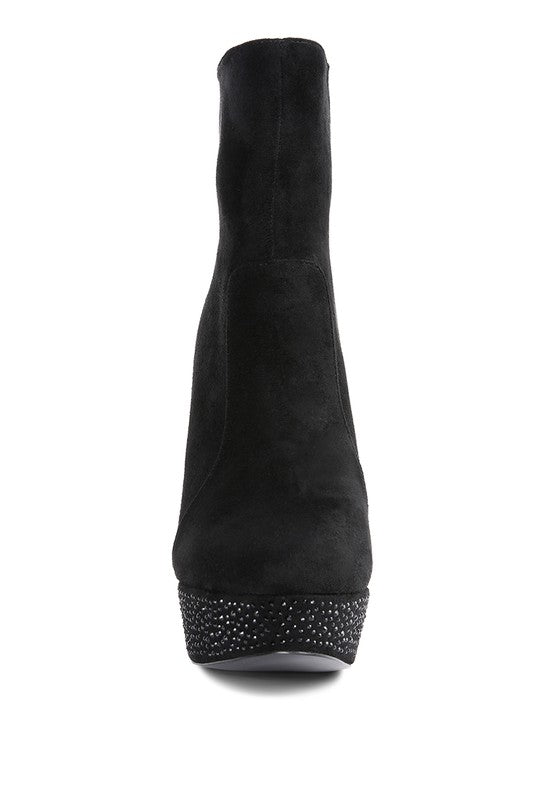 Microfiber Stiletto Boots