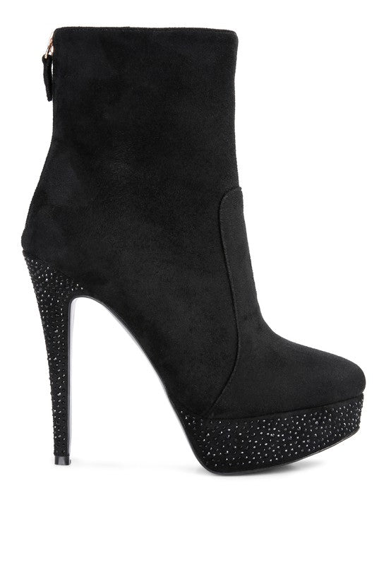 Microfiber Stiletto Boots