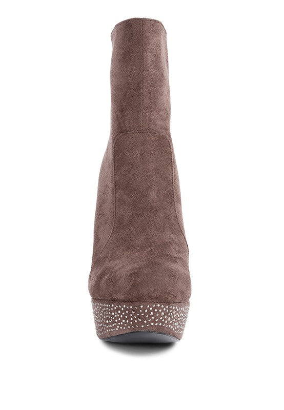 Microfiber Stiletto Boots