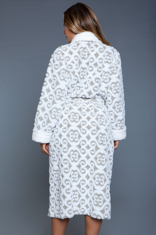 Plush Shawl-Collar Robe