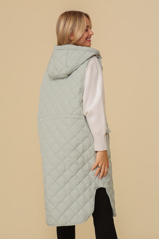 Quilted Midi Jacket