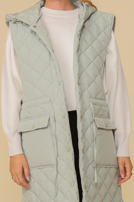 Quilted Midi Jacket