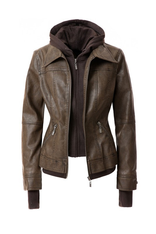 PU Leather Jacket