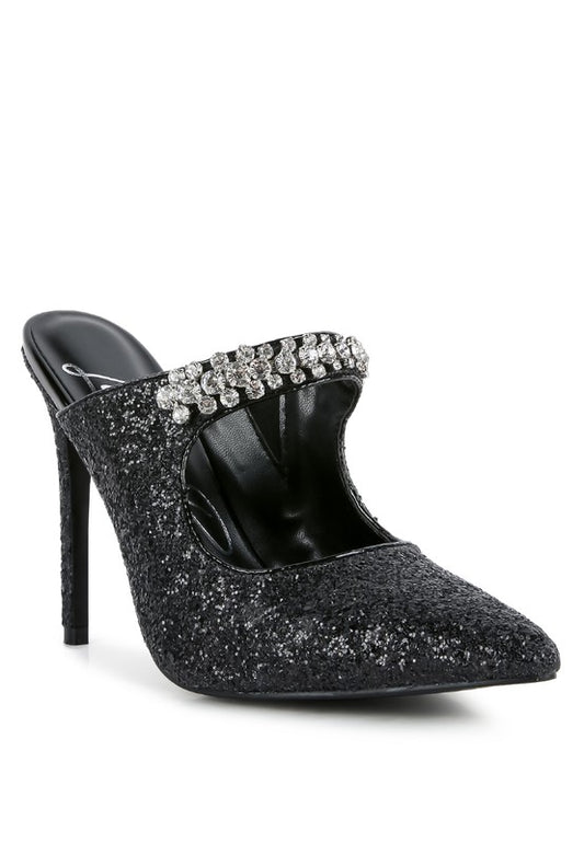 Glitter High Heeled Pumps