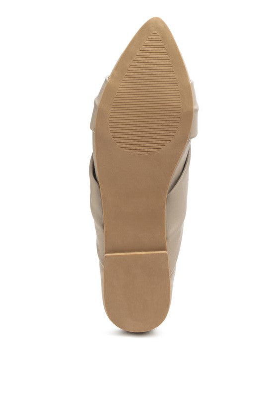 Knot Elasticated Ballet Flats