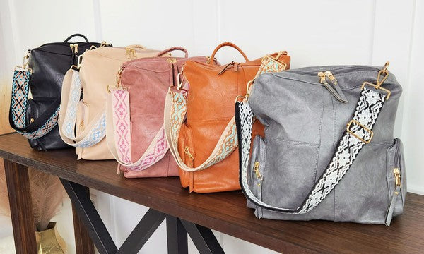 Vegan Leather Backpack