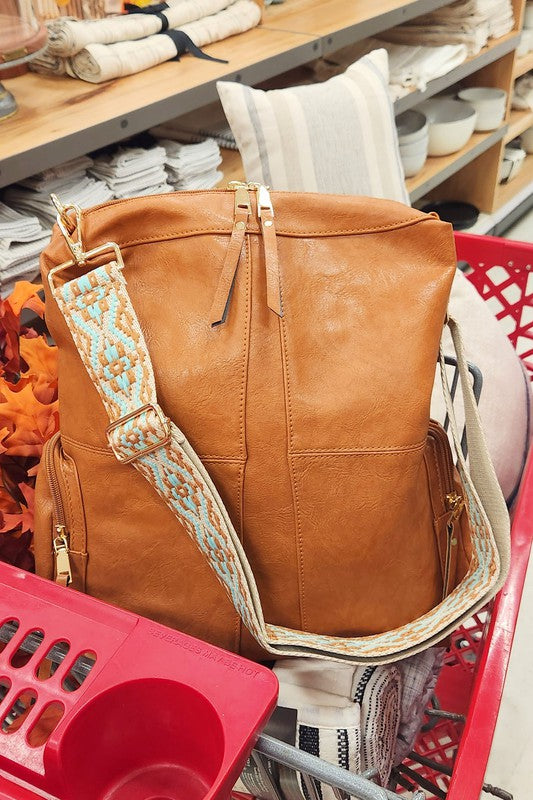Vegan Leather Backpack