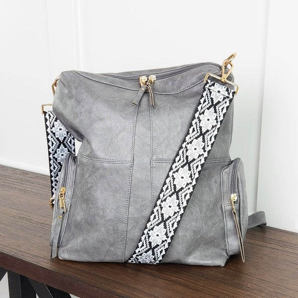 Vegan Leather Backpack