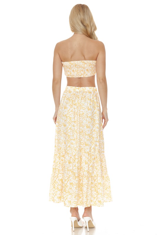 Floral Skirt Set