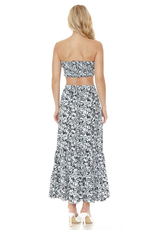 Floral Skirt Set