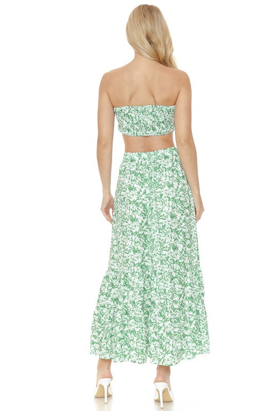 Floral Skirt Set