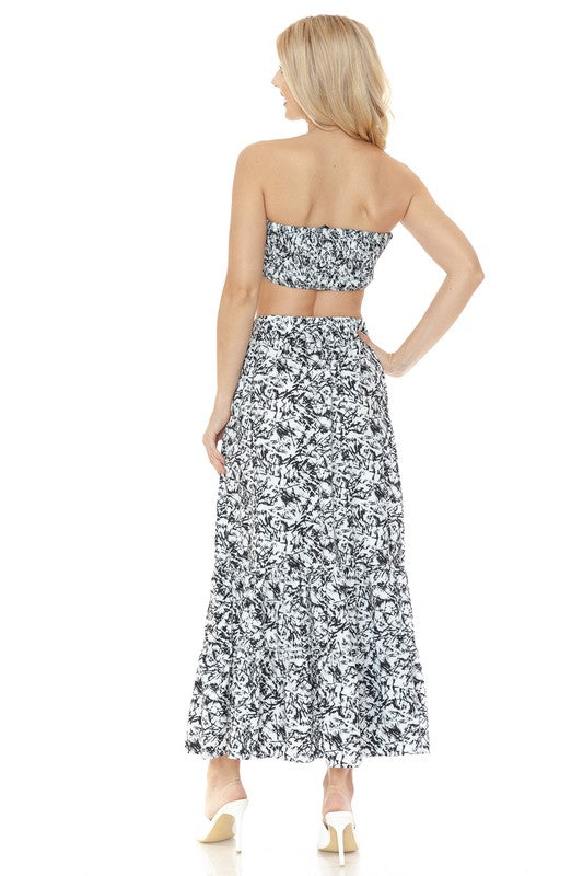 Floral Skirt Set