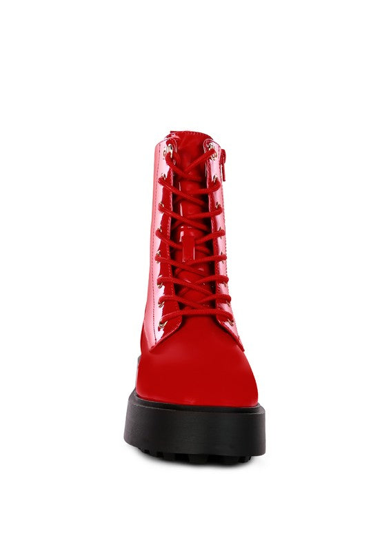 Faux Leather Boots