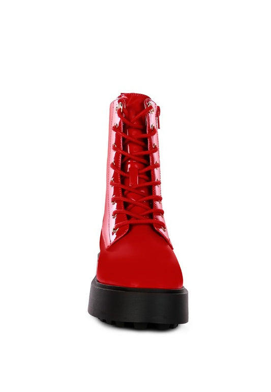 Faux Leather Boots