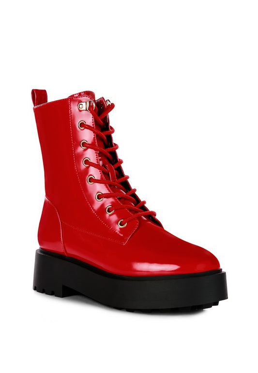 Faux Leather Boots