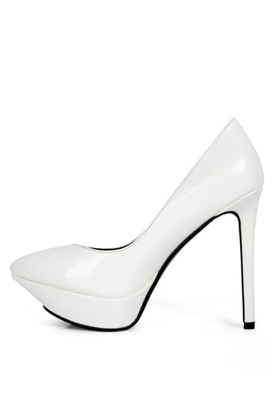 Patent Stiletto Platform Sandals