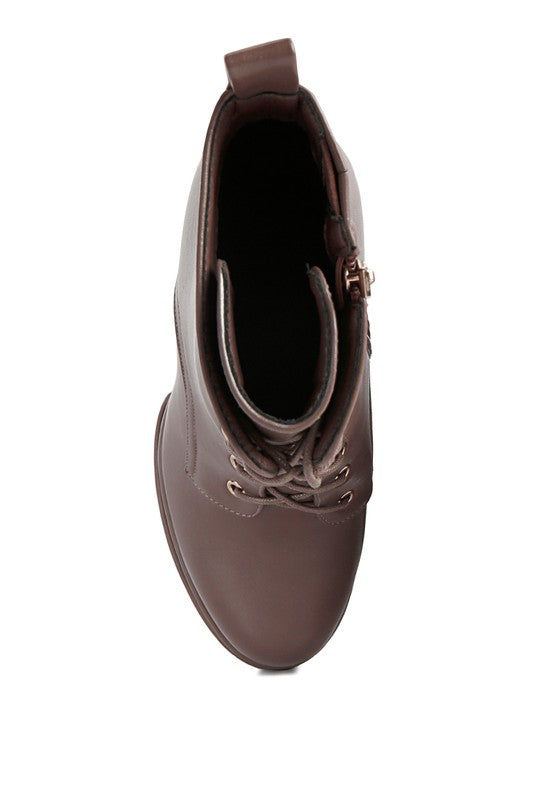 High Block Ankle Boots