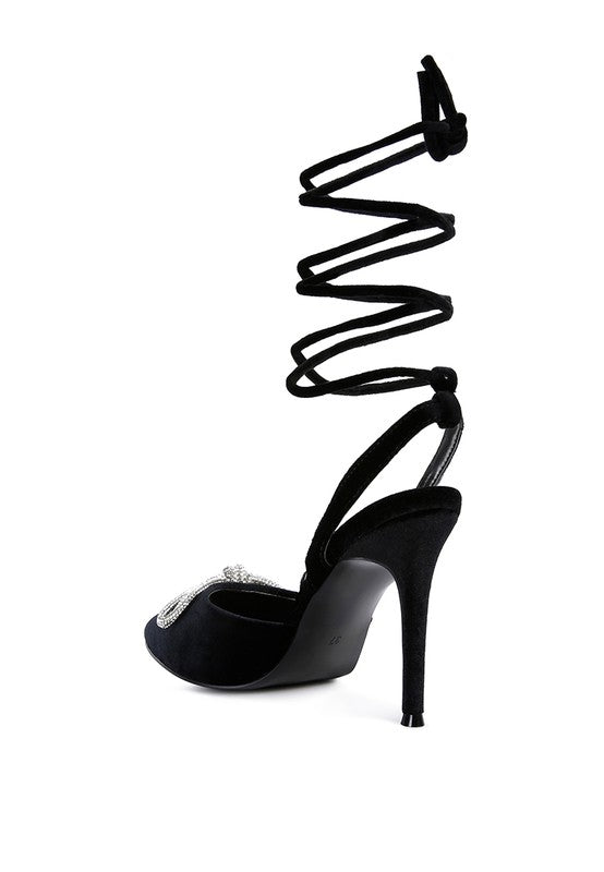 Wrap Strap Stiletto Pumps