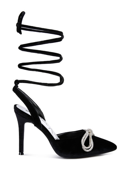 Wrap Strap Stiletto Pumps