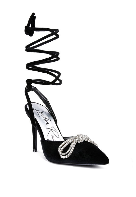 Wrap Strap Stiletto Pumps