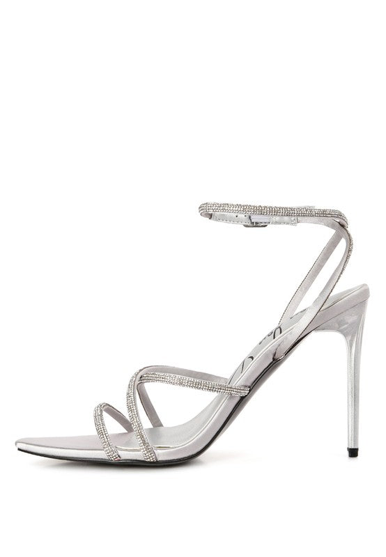 Rhinestone Stiletto Sandals