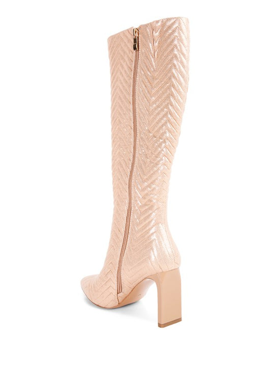 Quilted Italian Boots
