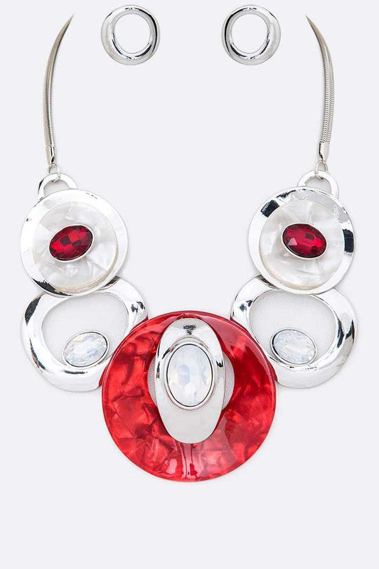 Hoops Necklace Set