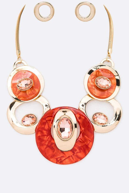 Hoops Necklace Set