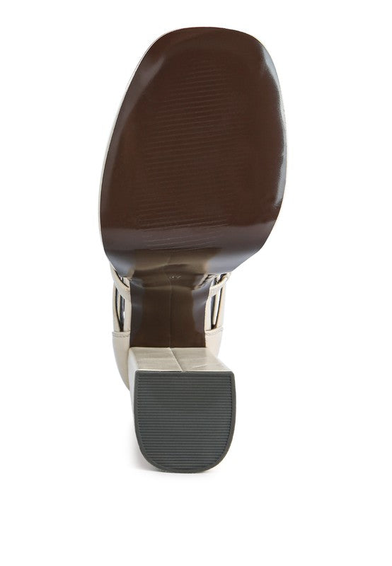 Cage Gladiator Bootie Sandal