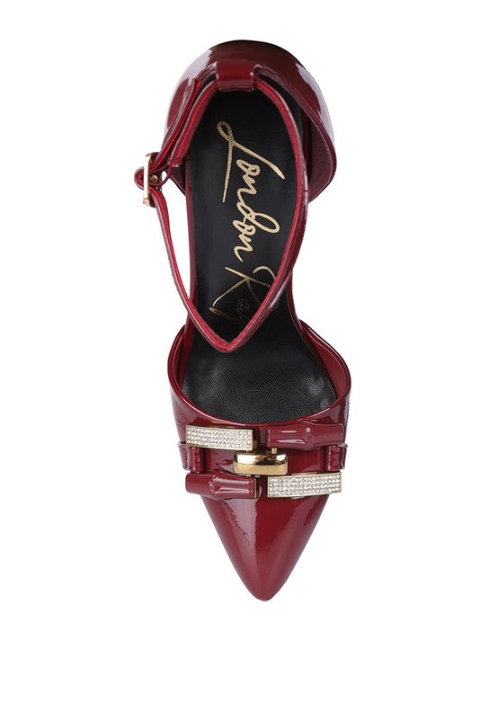 Buckle Stiletto Pumps